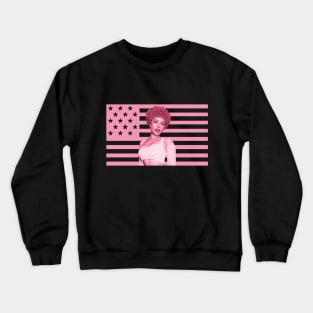 Ice Spice Pink American Flag Crewneck Sweatshirt